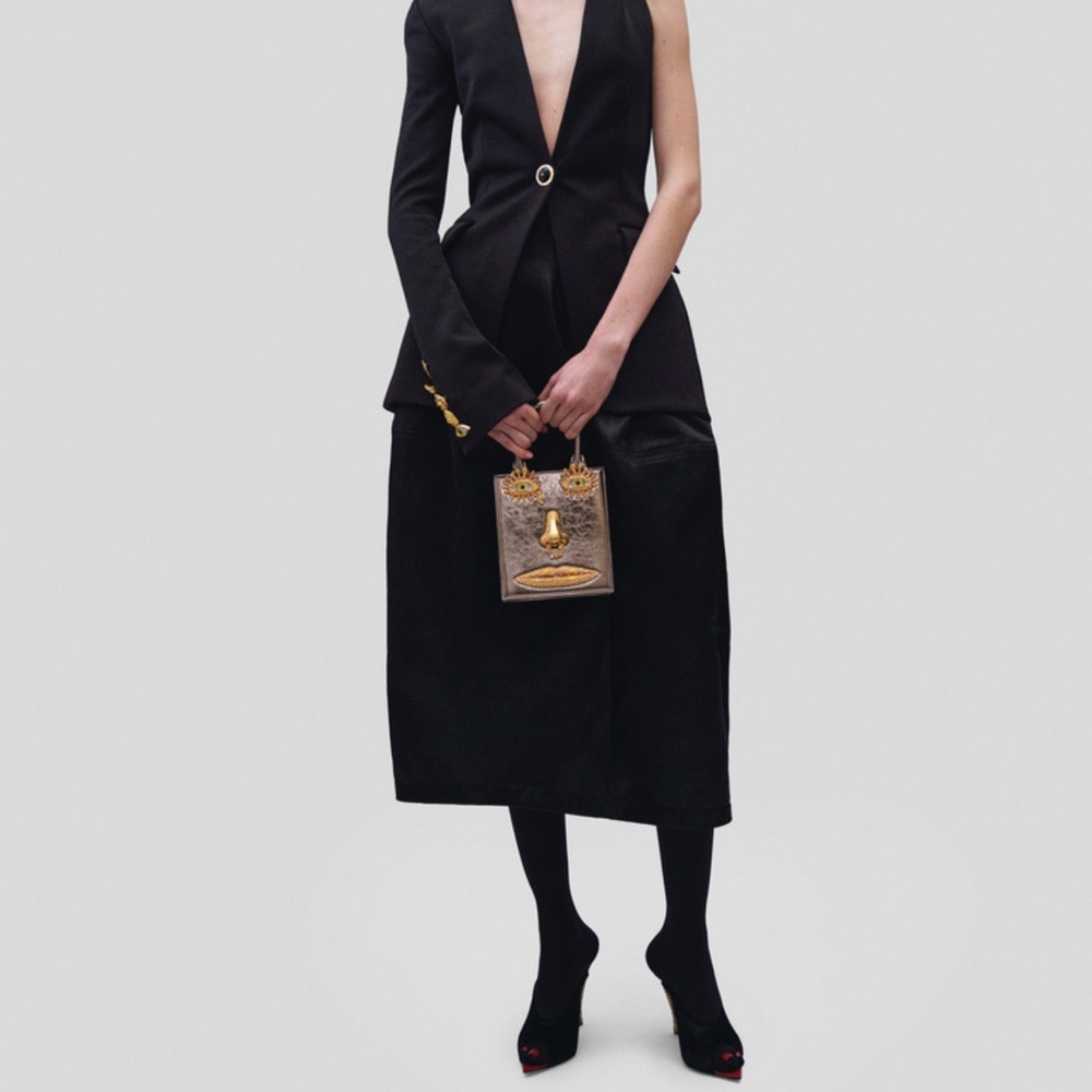 Chic Black Midi Skirt
